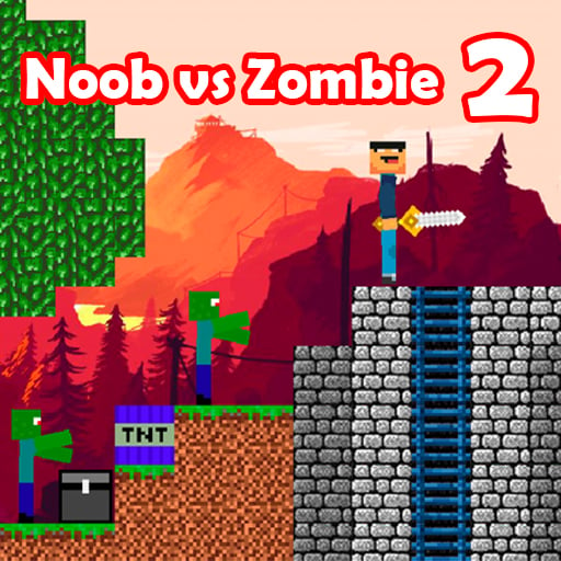 Noob vs Zombie 2 game online!